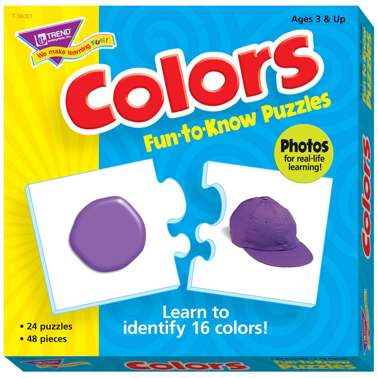 Trend Enterprises® Colors Fun-to-Know Puzzles